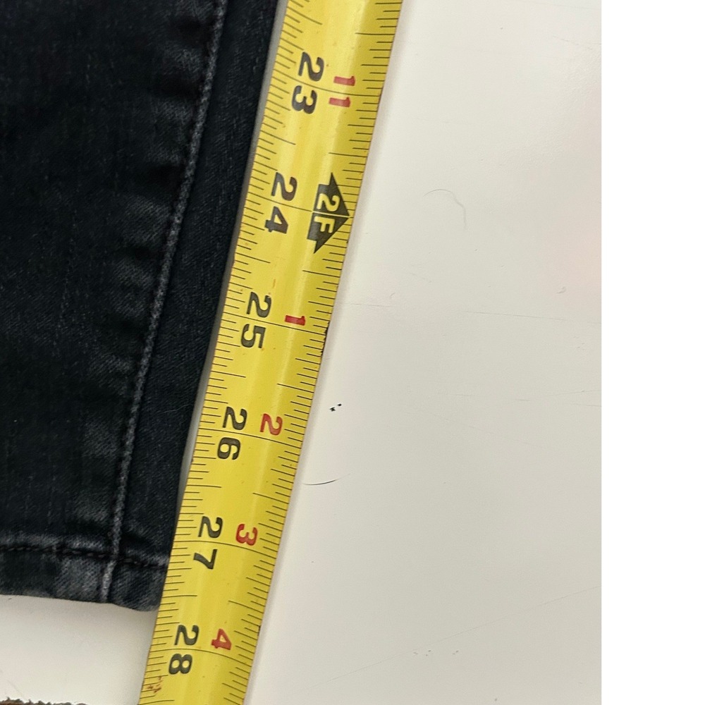 Mother The High Waisted Looker Skinny Jeans Blackbird Star Embroidered size 25 - Picture 7 of 13